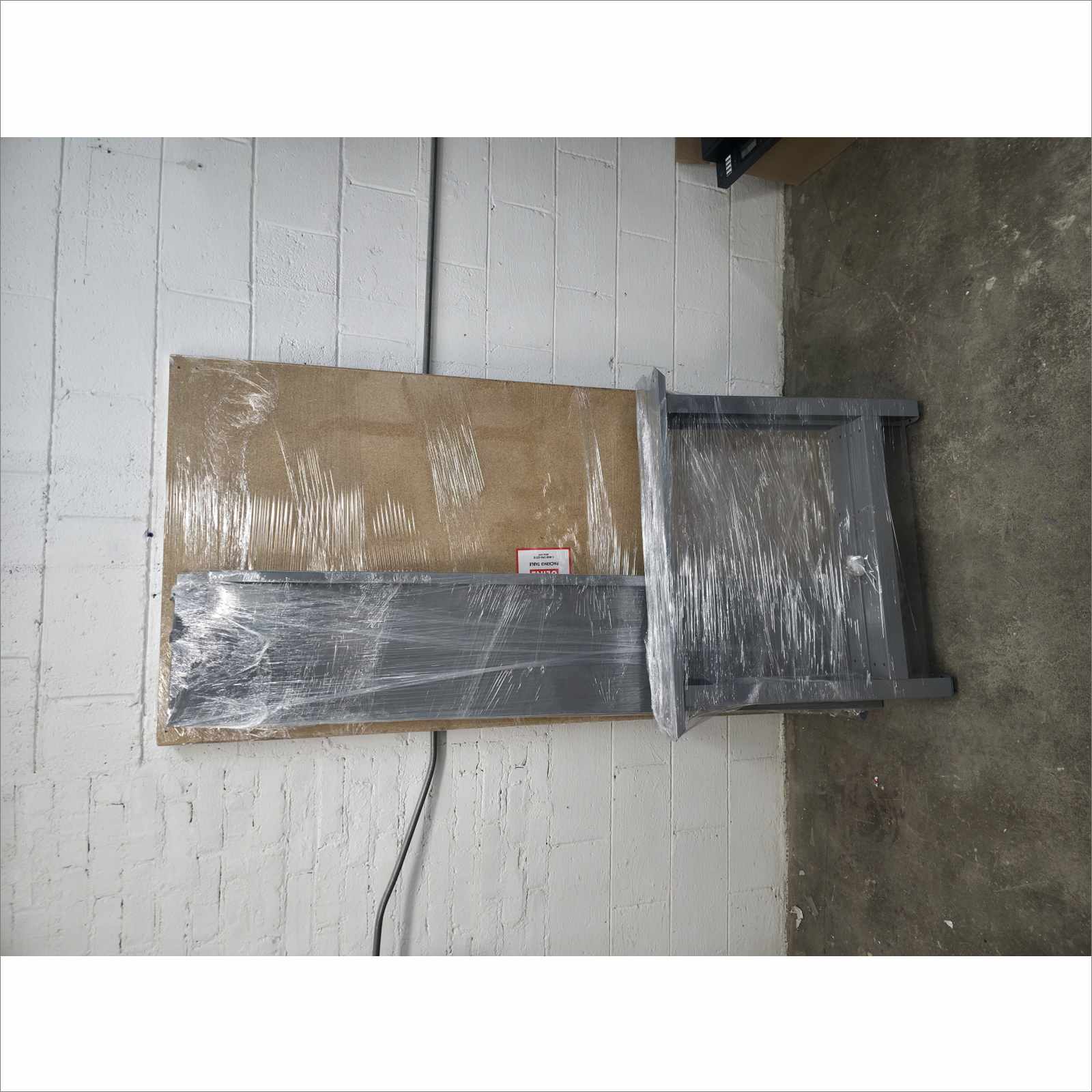 ULINE 72x36 Packing Table w/ Air Cushion Machine & 2 Bubble Wrap Rolls