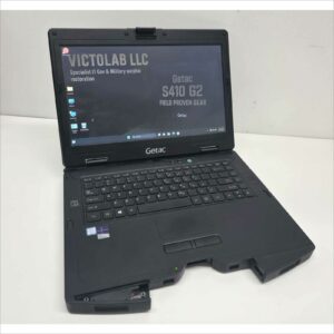 Getac S410 G1 i7 6th Gen 8GB 256GB SSD Win 11 TPM BT Touchscreen Rugged Notebook - Messing Handle