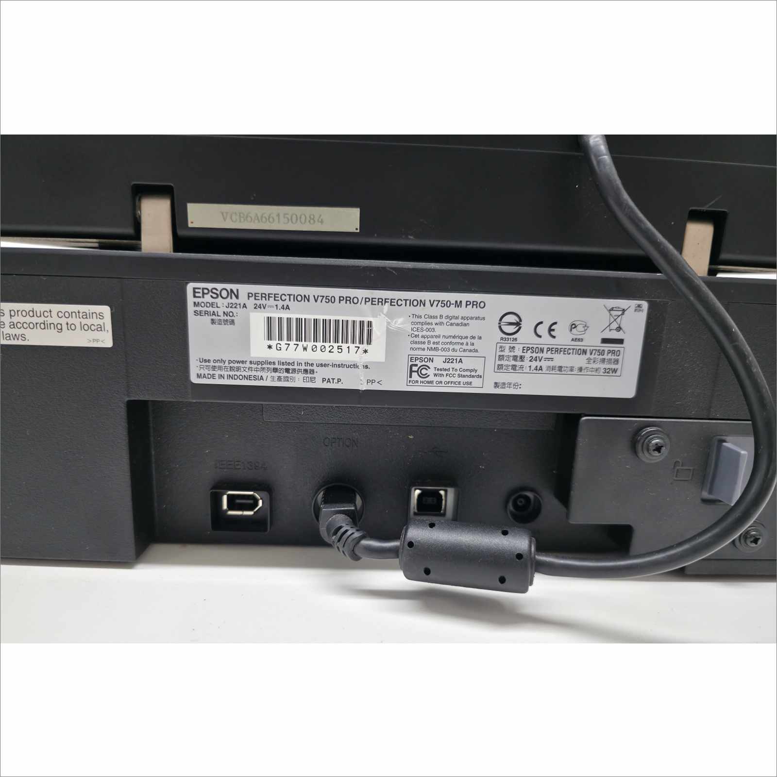 Epson Perfection V750-M PRO Photo Scanner J221A Tested Working