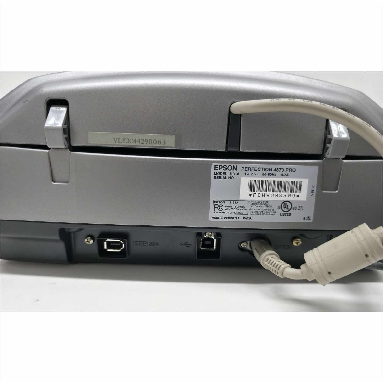 Epson Perfection 4870 Pro Flatbed Photo Scanner J131A Tested Working FQHW003309