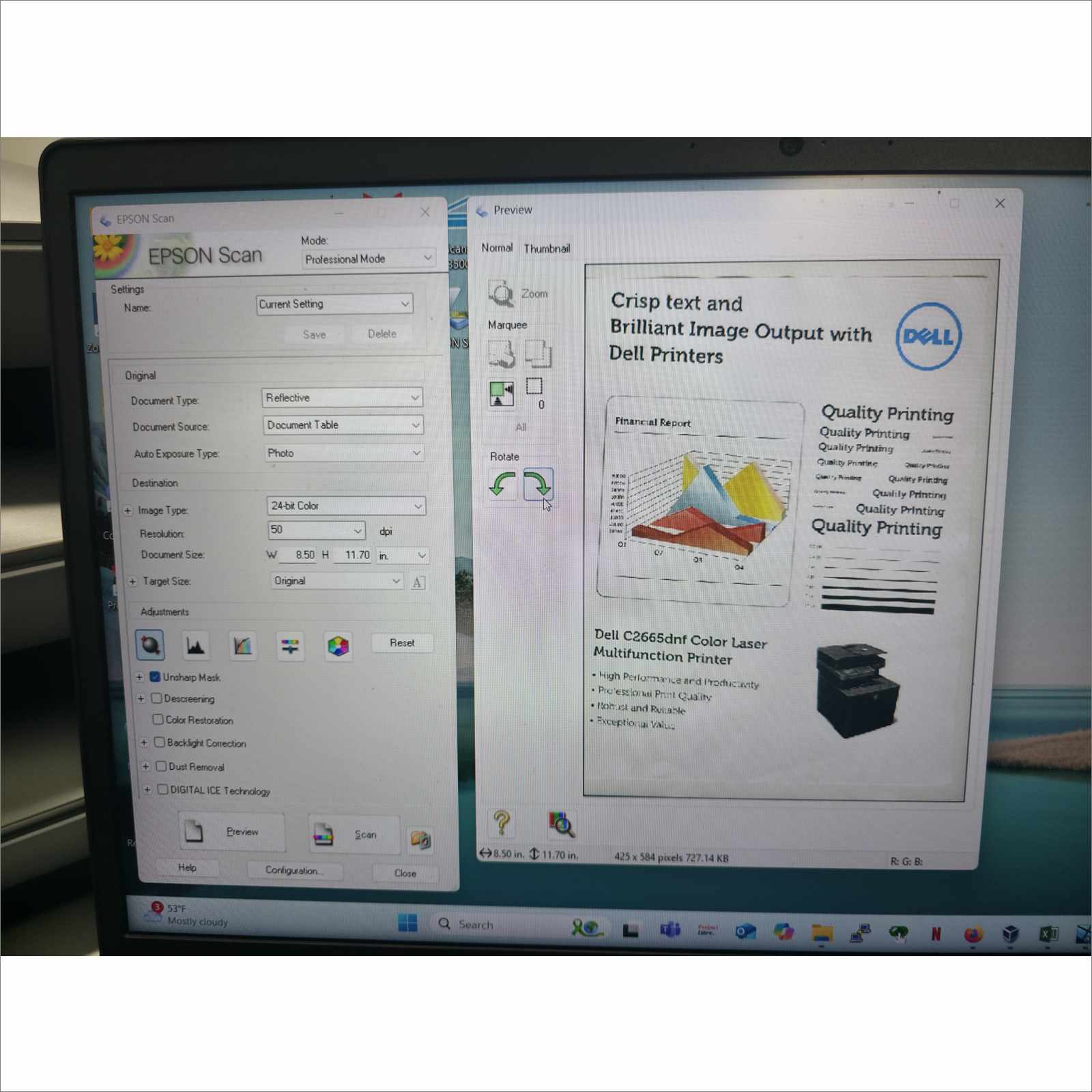 Epson Perfection V750-M PRO Photo Scanner J221A Tested Working